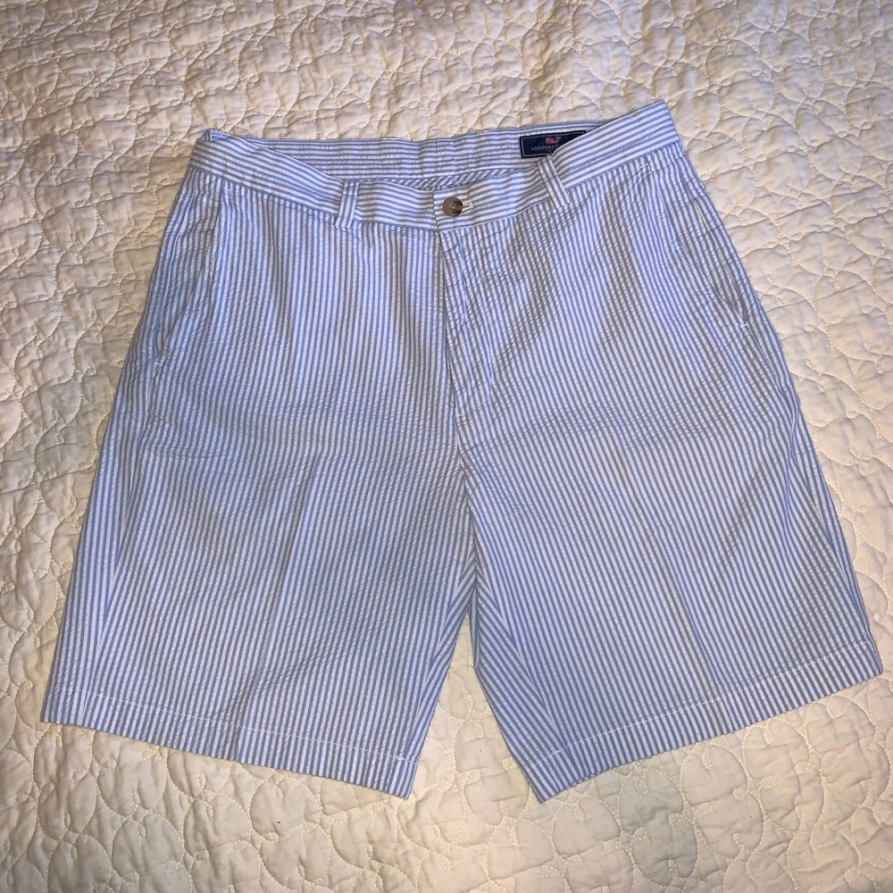 Vineyard vines seersucker shorts